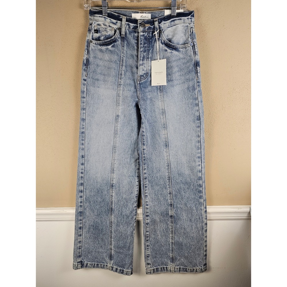 NWT KanCan Womens Vintage 90's Wide Leg Jeans‎ 3 25